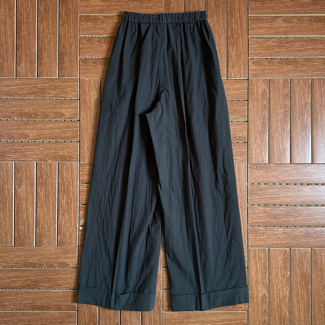 Issey miyake twopleats wide cotton pants 상품이미지2