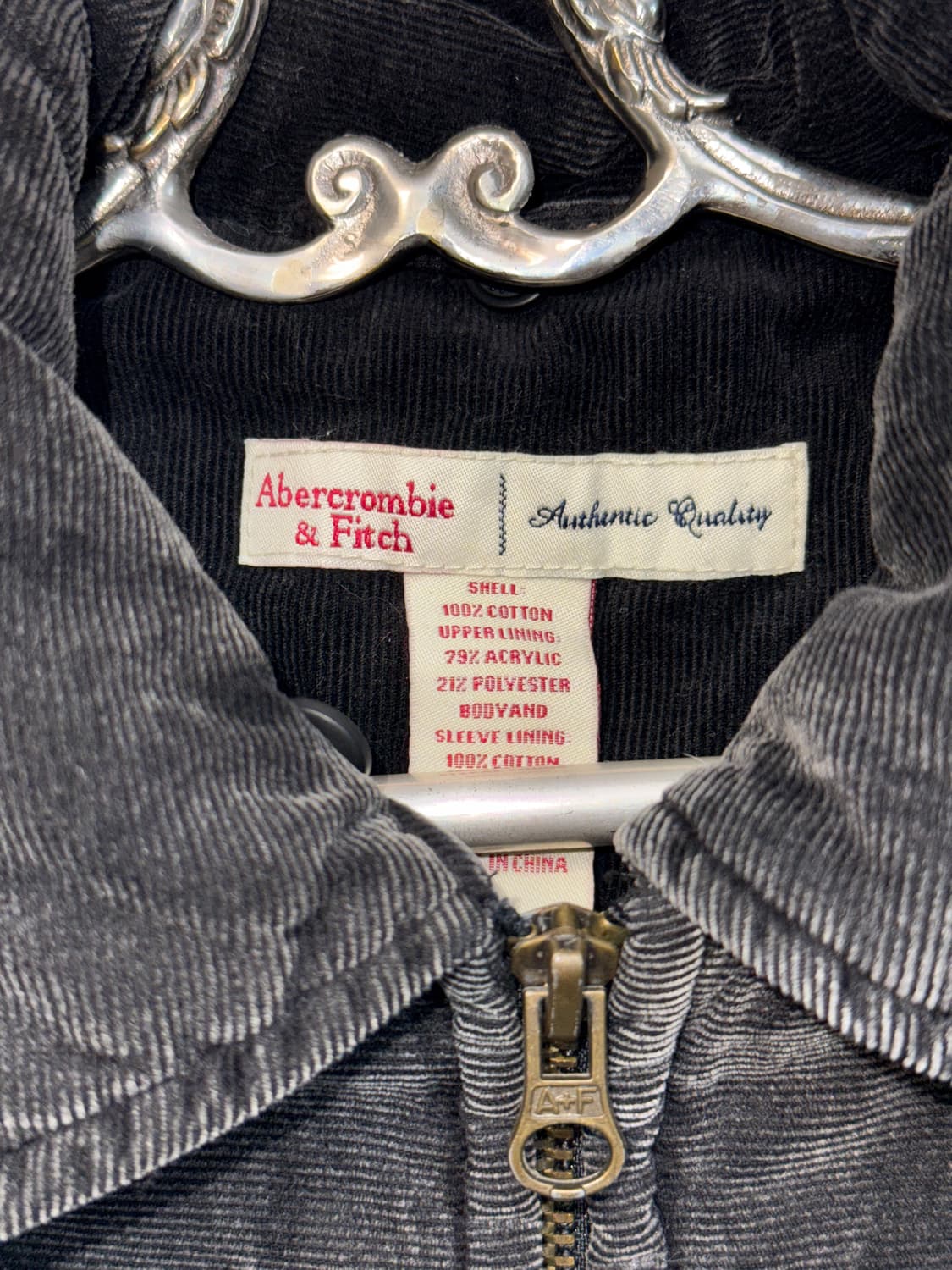 Abercrombie charcoal corduroy 투웨이 자켓 상품이미지6