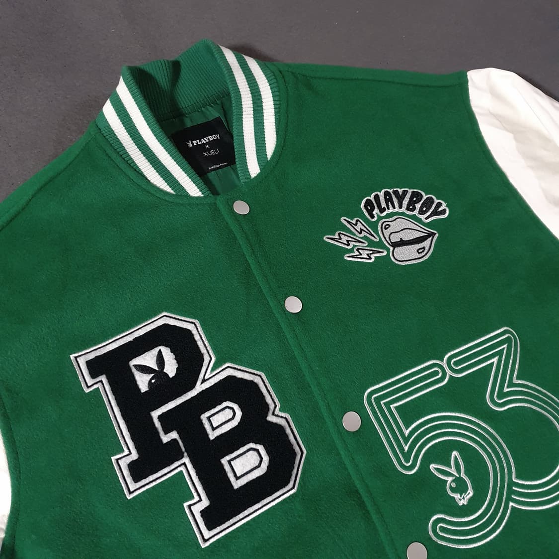 플레이보이 울 바시티 자켓 M 100 상품이미지2