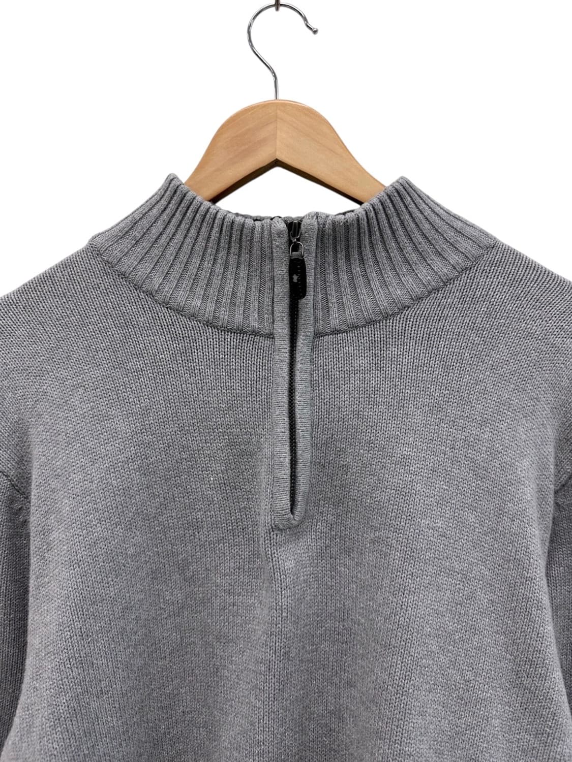 엘엘빈 반집업 니트 그레이 (XL~2XL) 상품이미지3