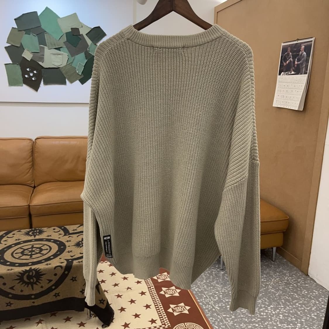 LMC 빈티지 오버핏 빅로고 뜨개 니트 2 C08580 상품이미지4