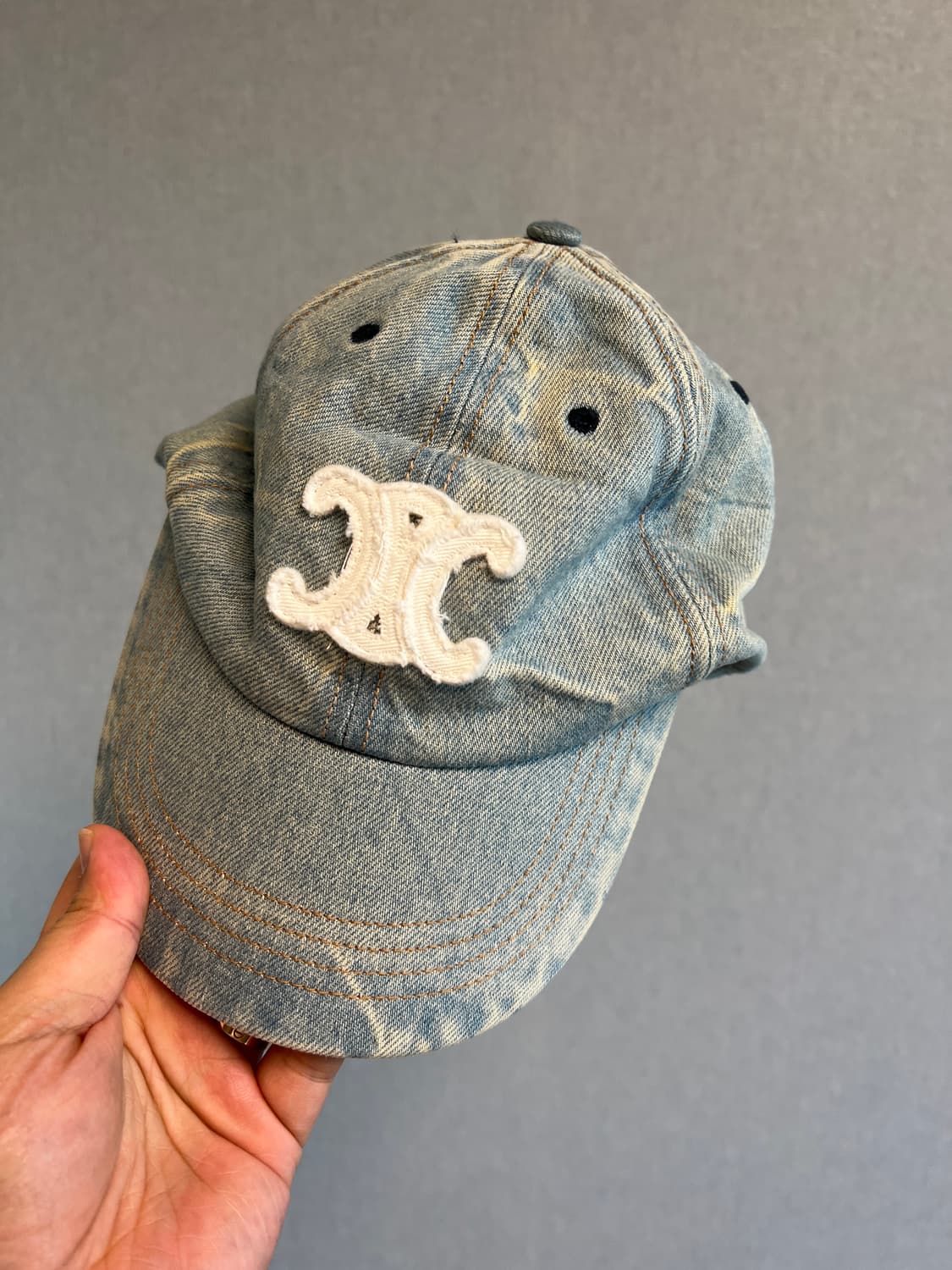 셀린느 데님 볼캡 모자 상품이미지1