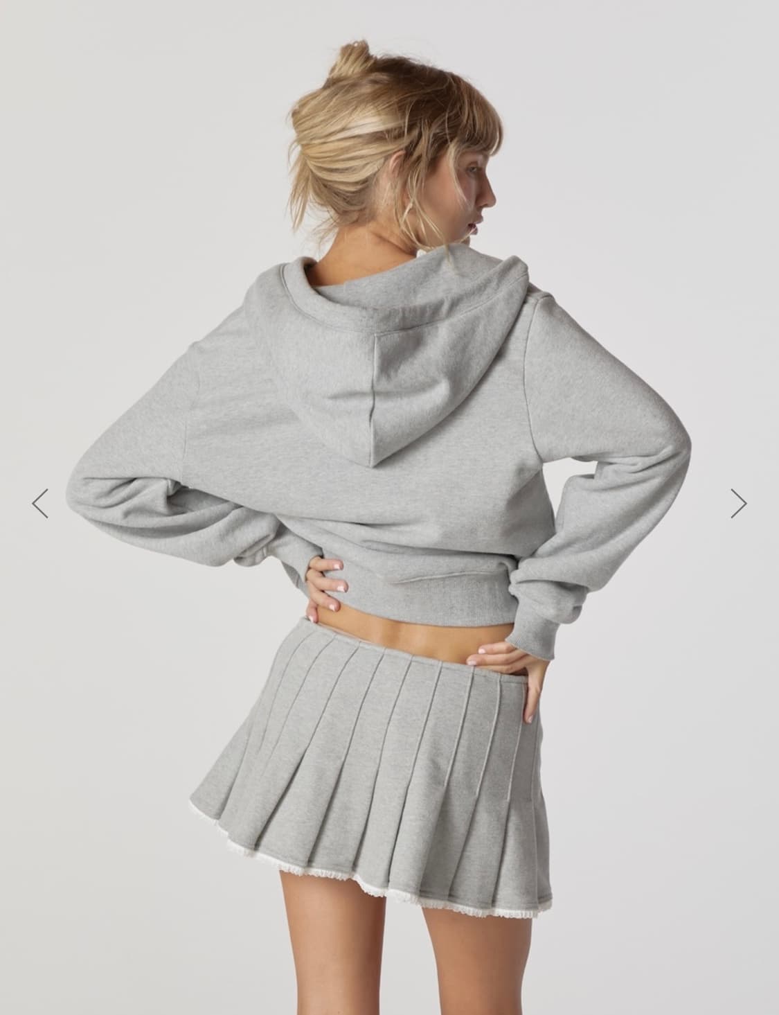 CIAO BUCKLE MINI SKIRT (GRAY) m size 상품이미지5