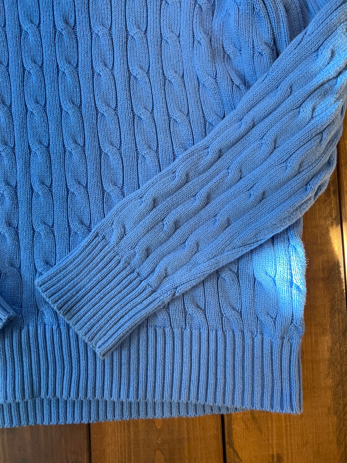 폴로 스카이블루 니트 상품이미지8