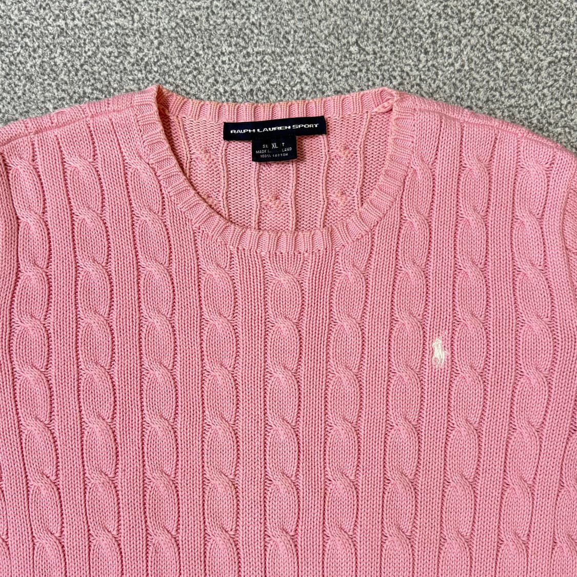 폴로 랄프로렌 꽈배기 니트 여성용 상품이미지2