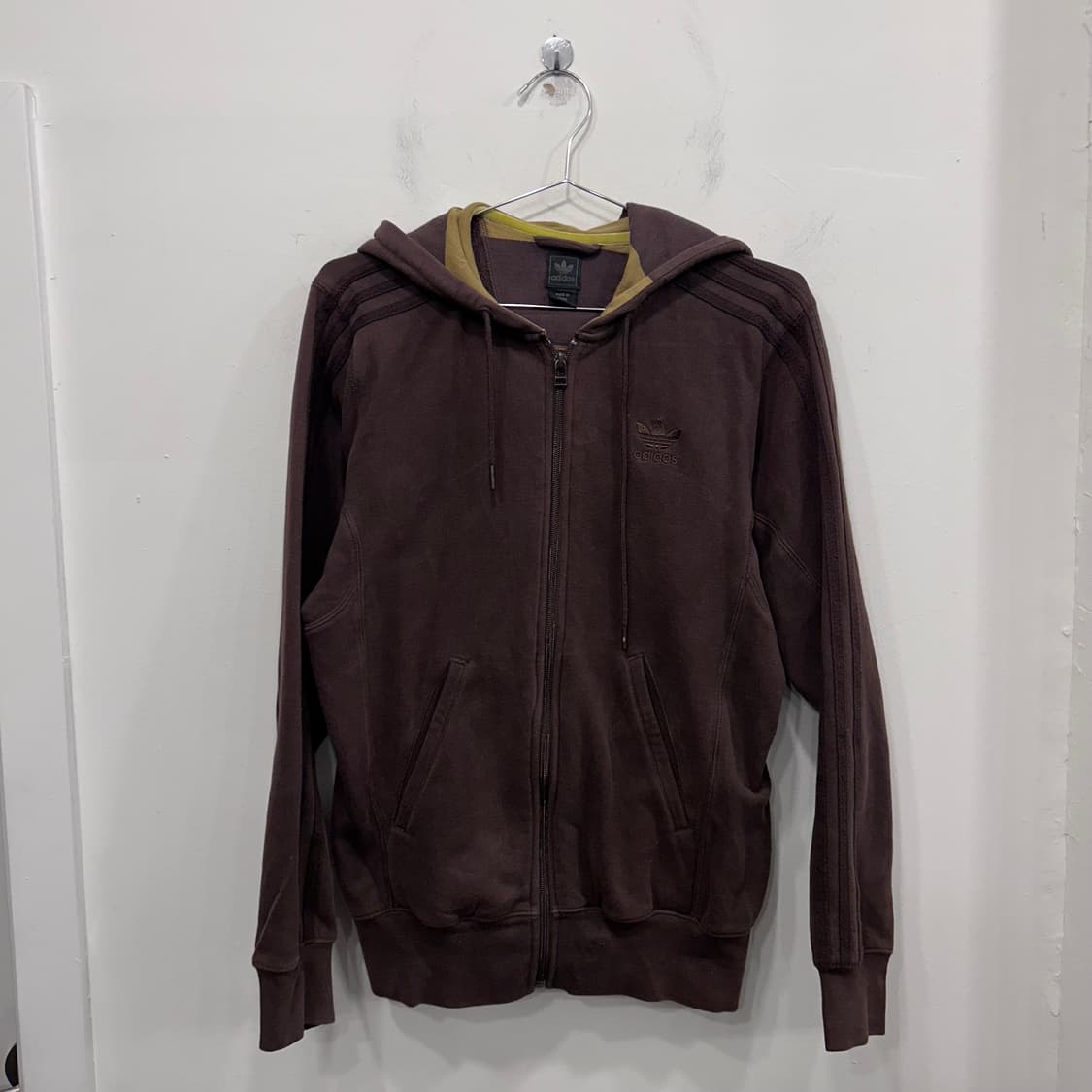 아디다스 올드스쿨 헤비코튼 기모 트랙 후드집업 상품이미지2