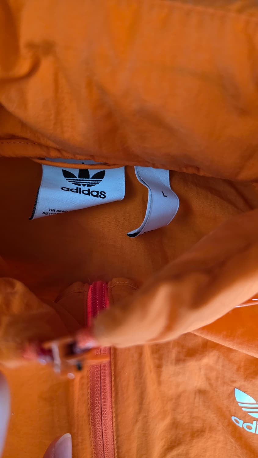 아디다스 SST 트레포일 오렌지 바람막이 상품이미지4