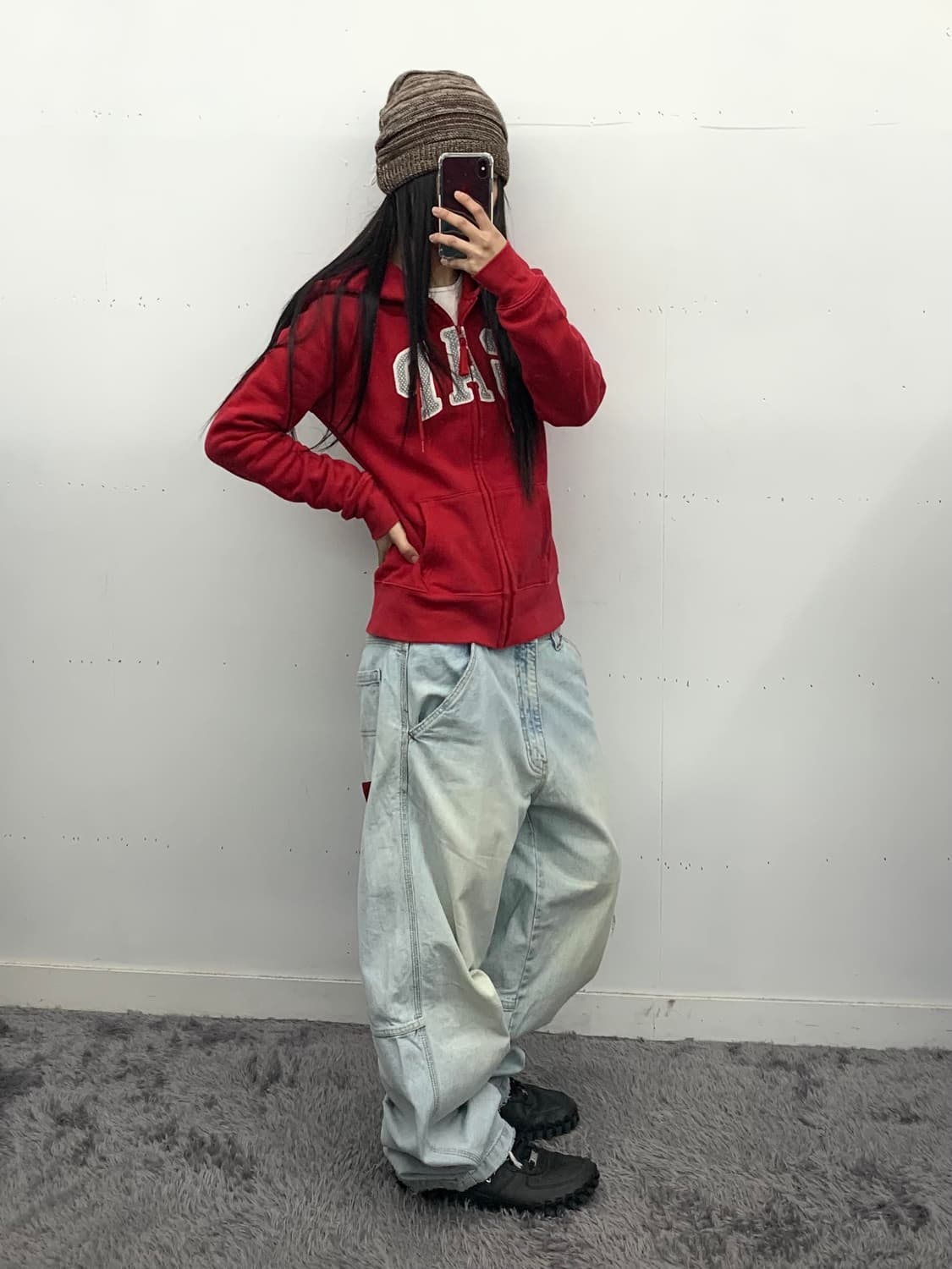 90s 오버핏 카펜터 데님 상품이미지2