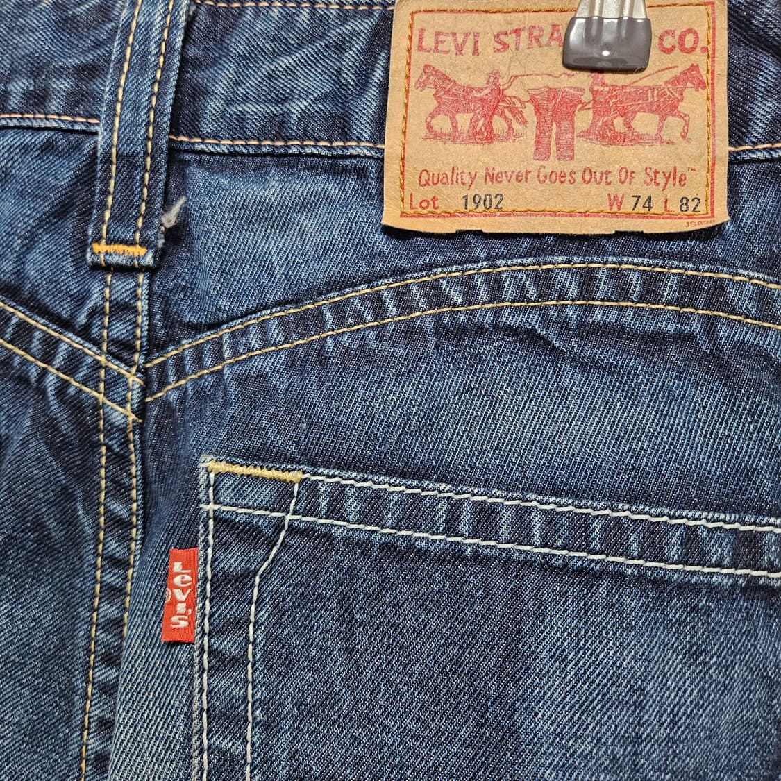 리바이스 1902 와이드 데님팬츠 28 상품이미지6