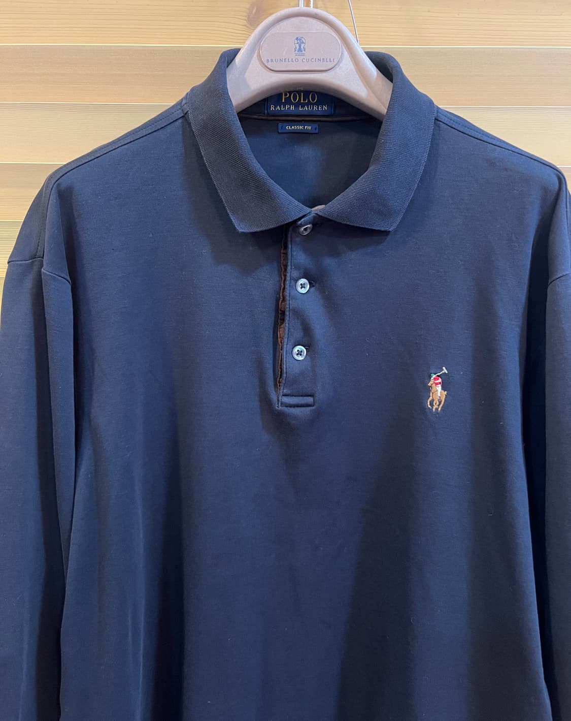 폴로랄프로렌 남성 블랙 코튼긴팔 카라티셔츠

 상품이미지2