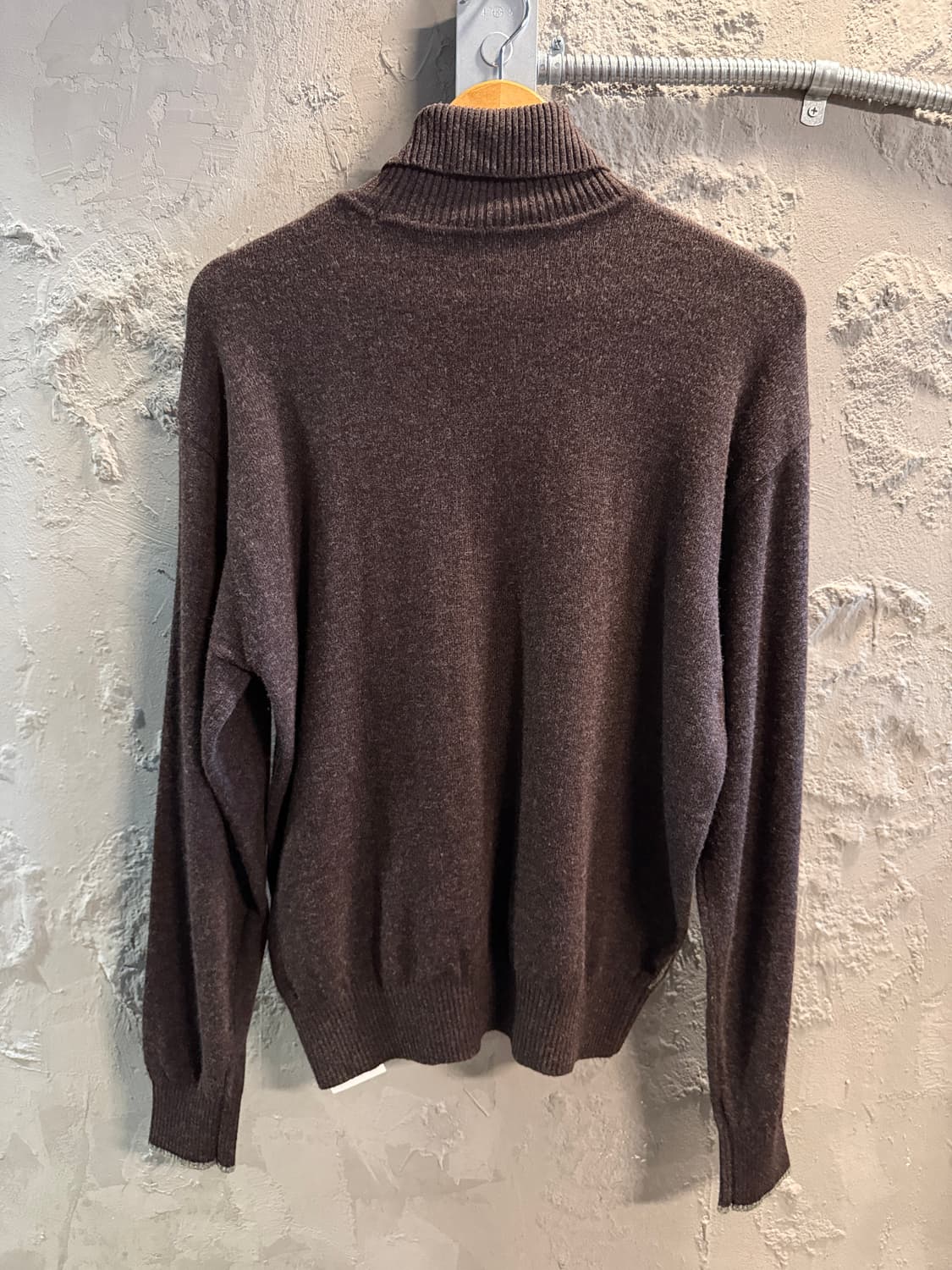 입생로랑 터틀넥 울 니트 브라운 95 상품이미지2