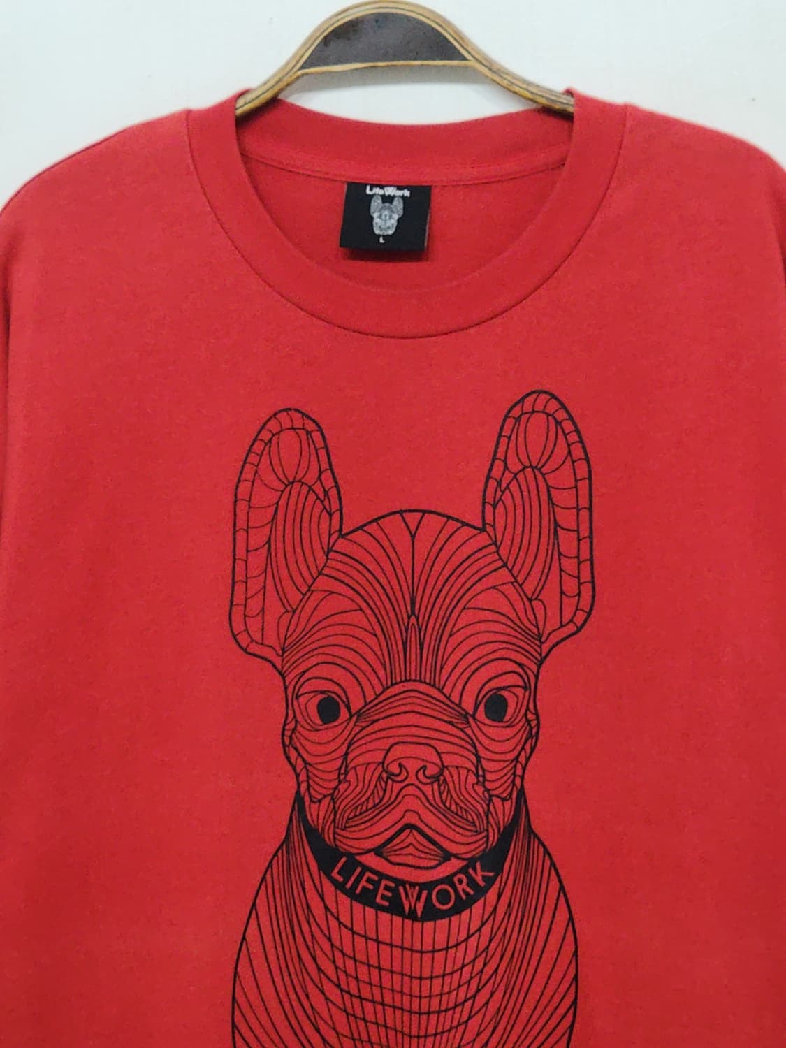 (XXL) 라이프워크 반팔티 빨강 빅사이즈 티셔츠  상품이미지2