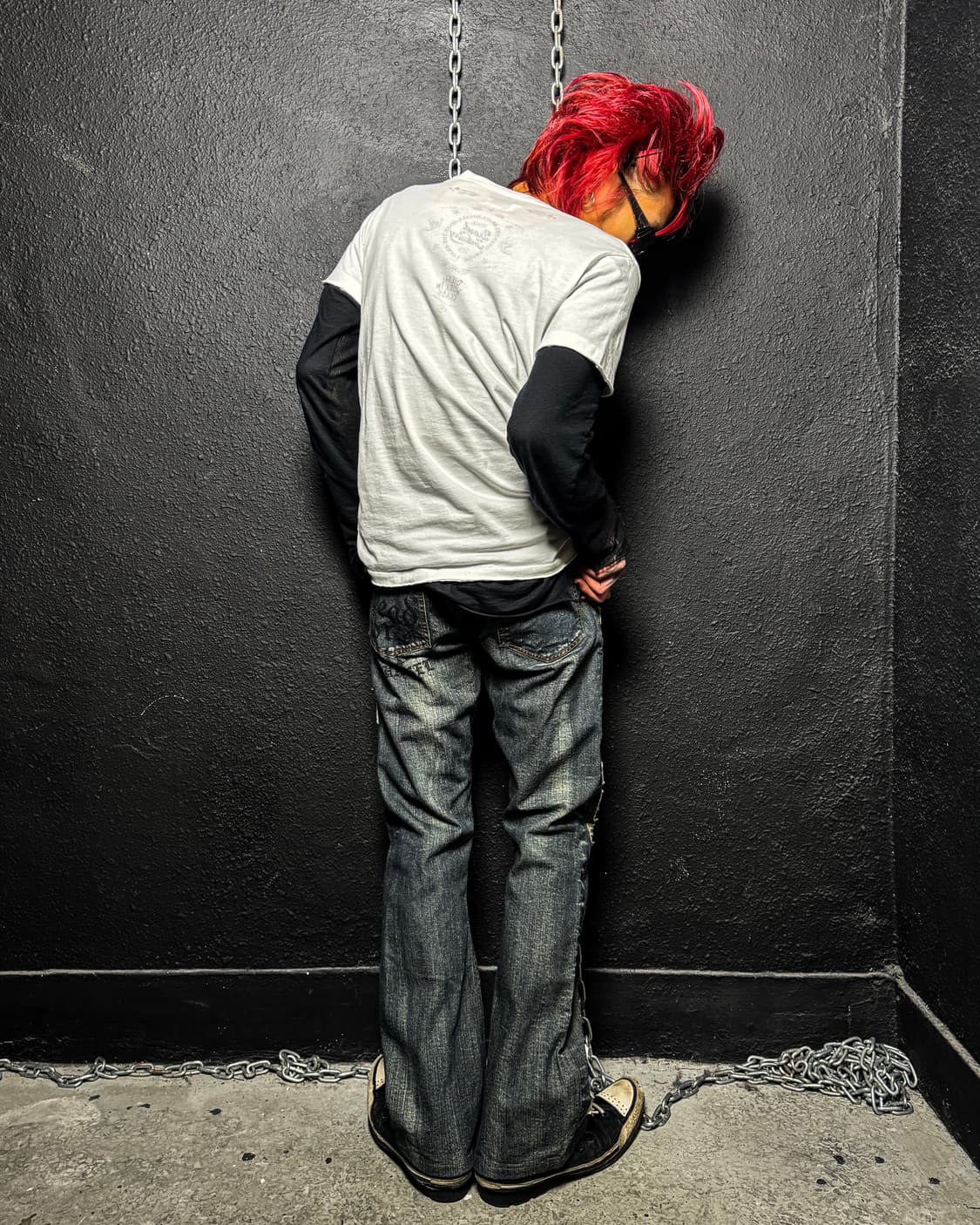 IN THE ATTIC – Graphic Stud Bootcut Deni 상품이미지5