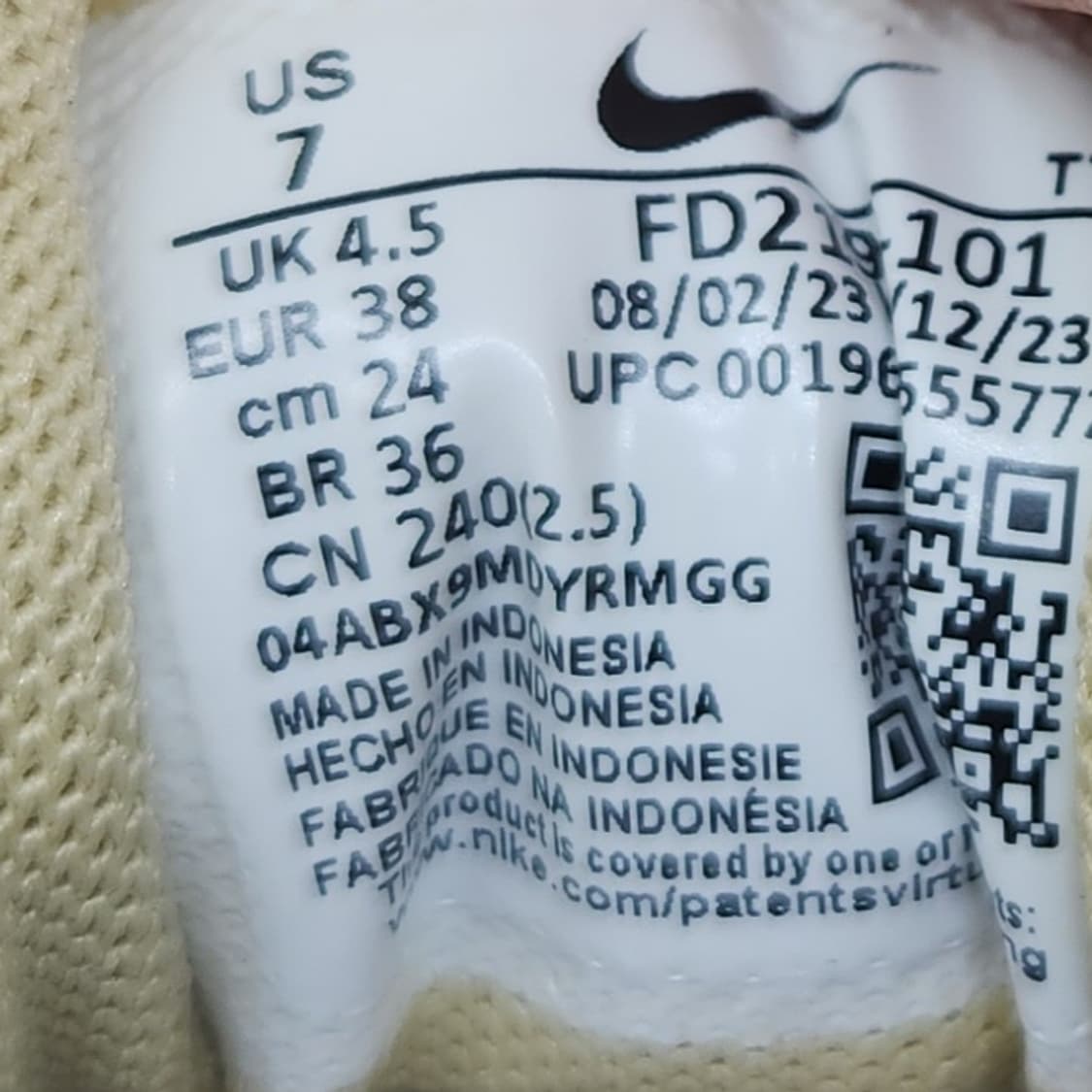 나이키 피크닉 와플 여성 운동화 240 상품이미지6