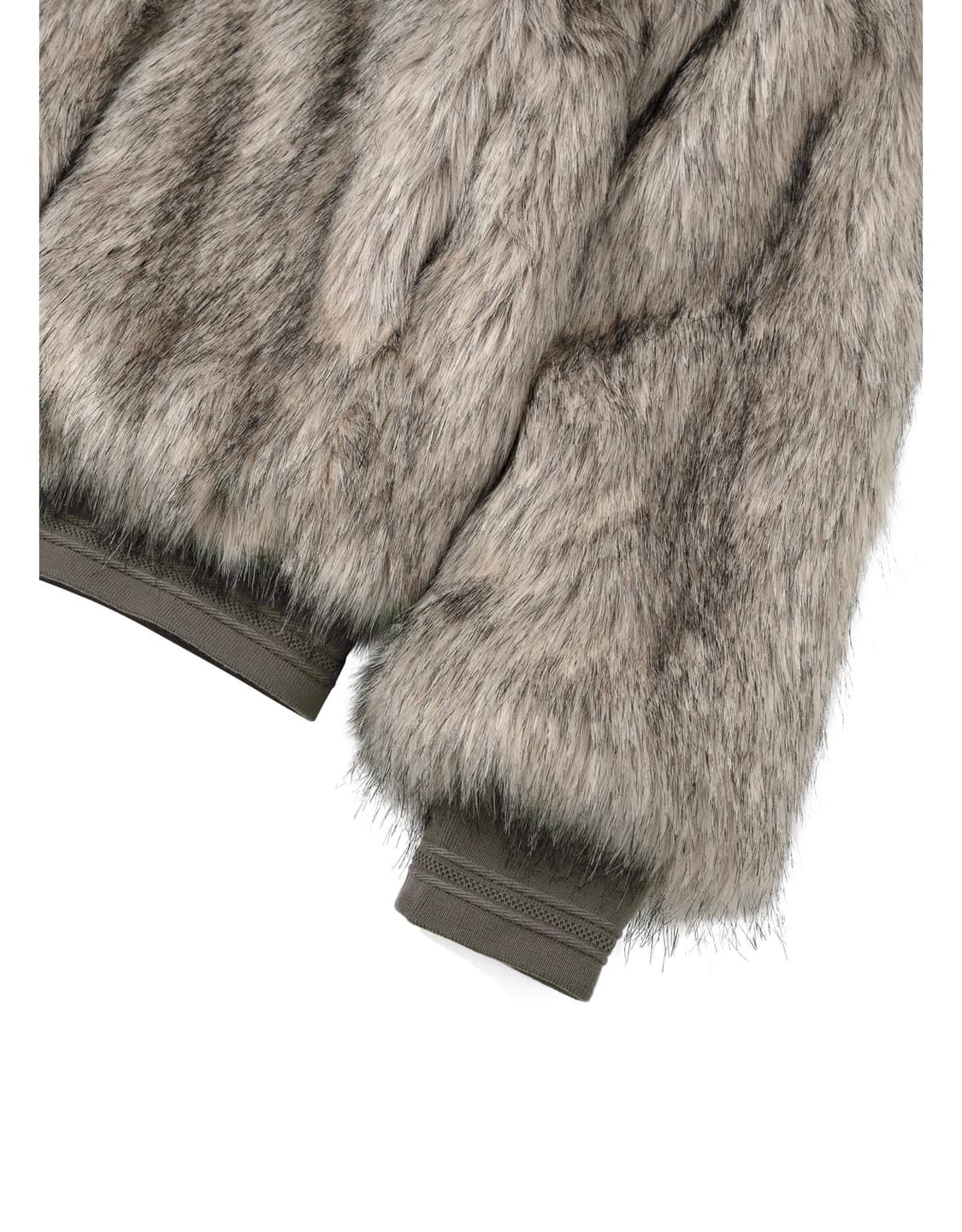 웰빙익스프레스 퍼자켓 그레이 새상품 s 상품이미지6