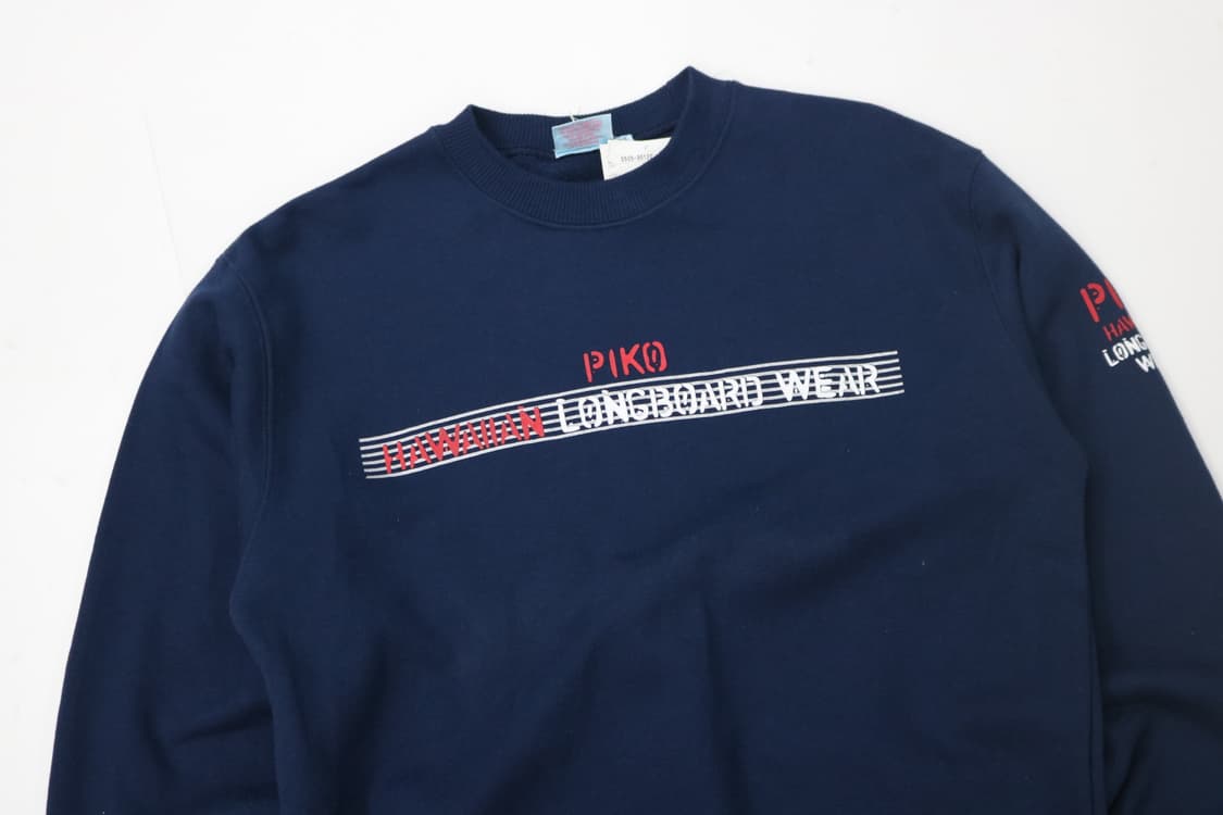 PIKO 피코 빈티지 하와이안 롱보드 웨어 그래픽 맨투맨 (M) 상품이미지3