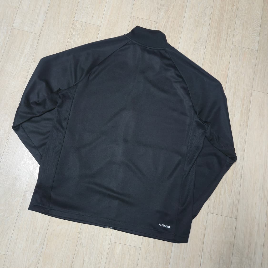 XL) 아디다스 블랙 차콜 삼선 트랙탑 져지 자켓 상품이미지7