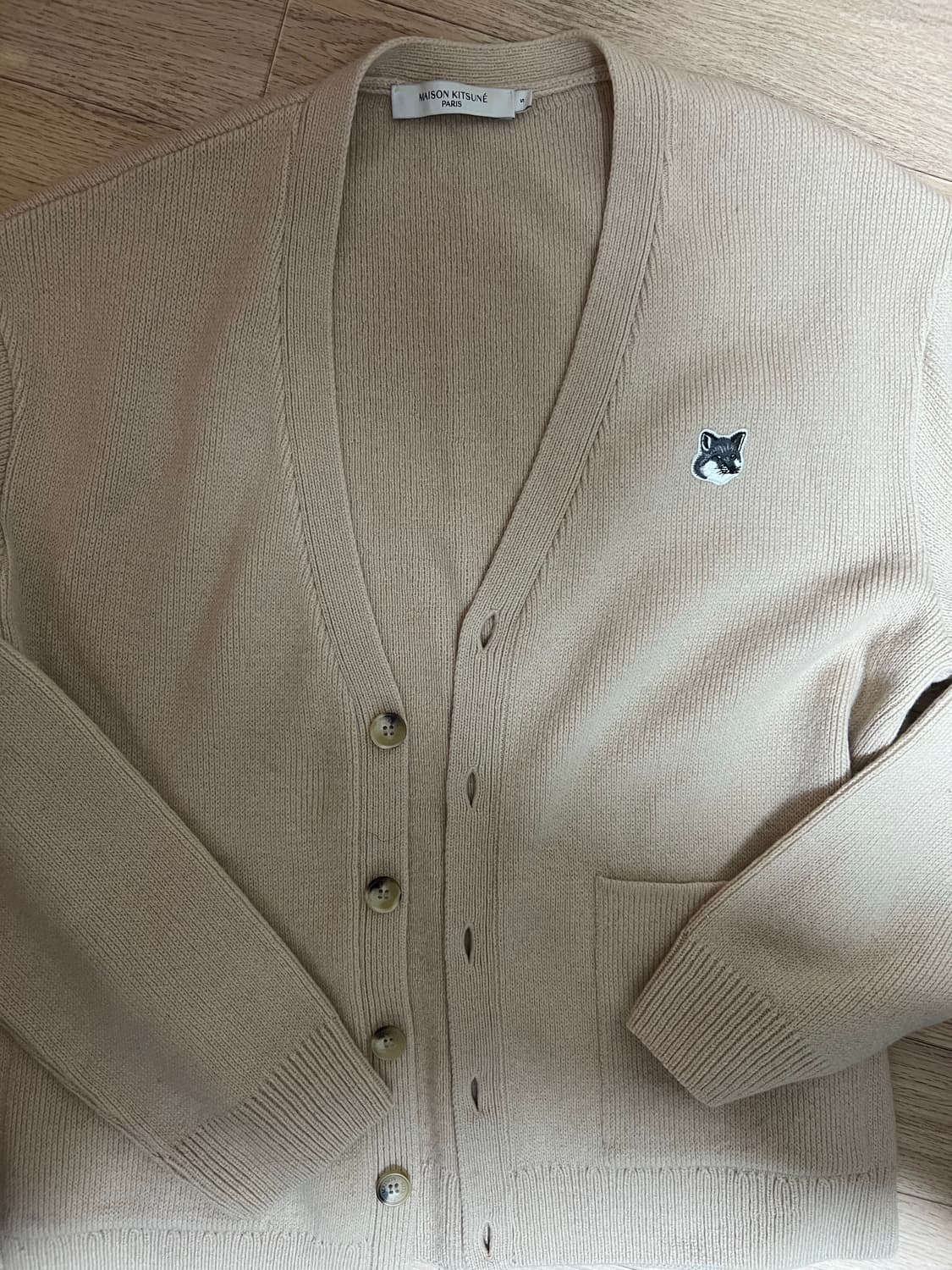 메종키츠네 폭스헤드 가디건 상품이미지2