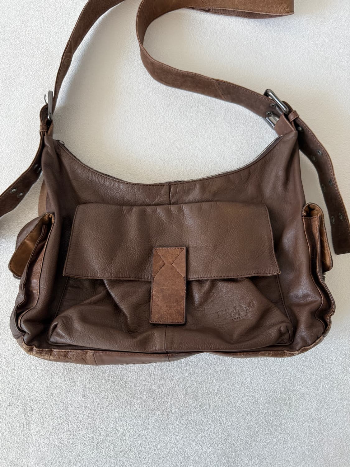 Pre owned 레더 크로스백 상품이미지2