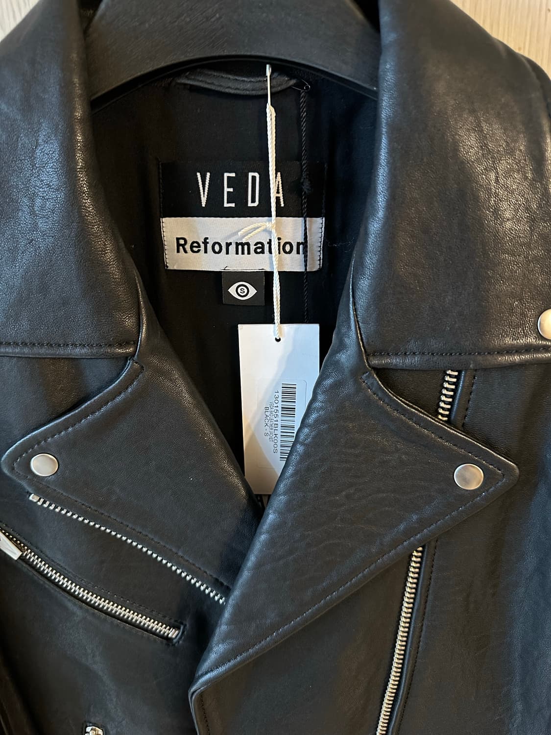 리포메이션 베다 배드 레더 양가죽 라이더 자켓 사이즈 S 상품이미지8