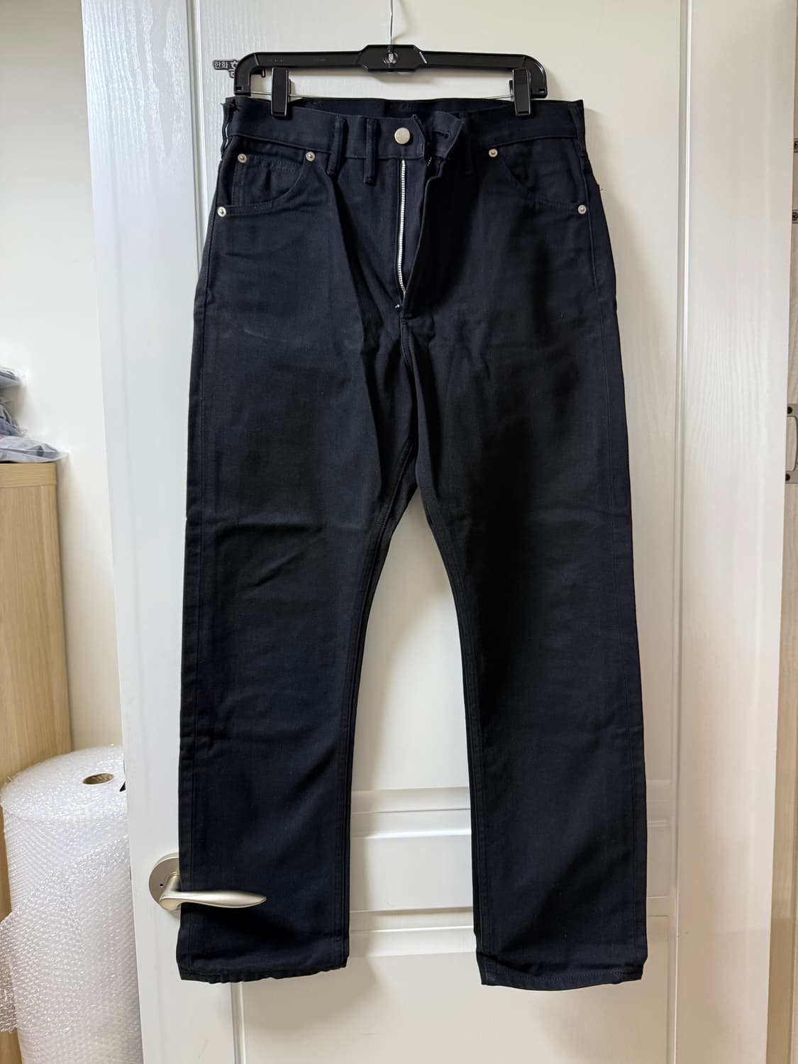 투키 츠키 tuki 0151 카우보이 팬츠 블랙 2사이즈 상품이미지1