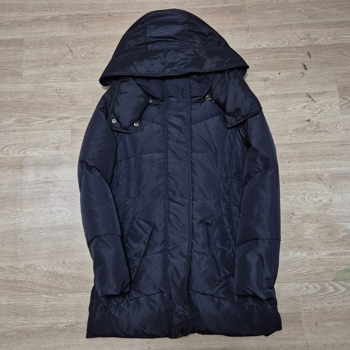 캘빈클라인 진스 프리미엄 덕다운 후드 롱패딩 점퍼 XS(85) 상품이미지1