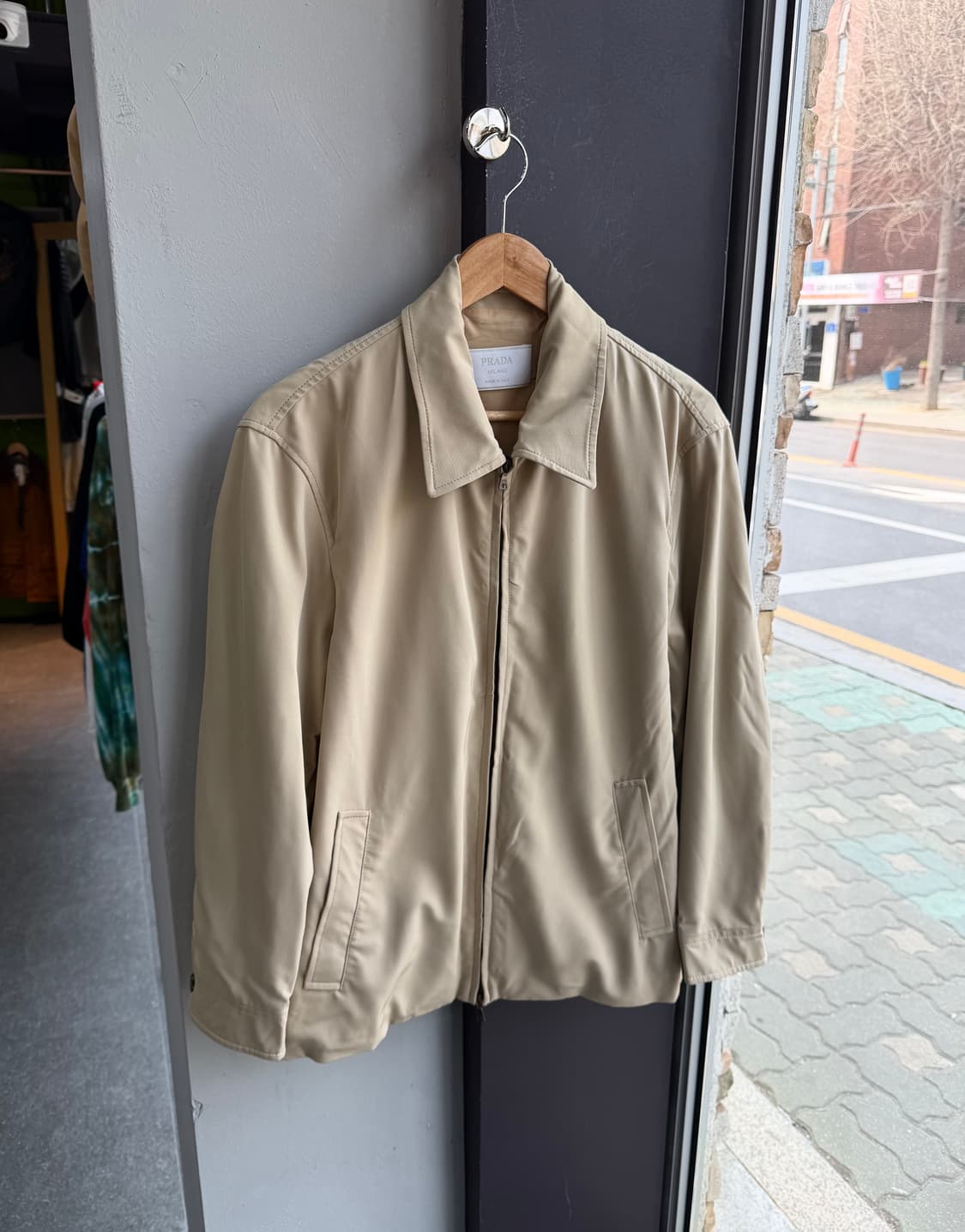M/ 프라다 아카이브 02SS 베이직 봄버 자켓 상품이미지2