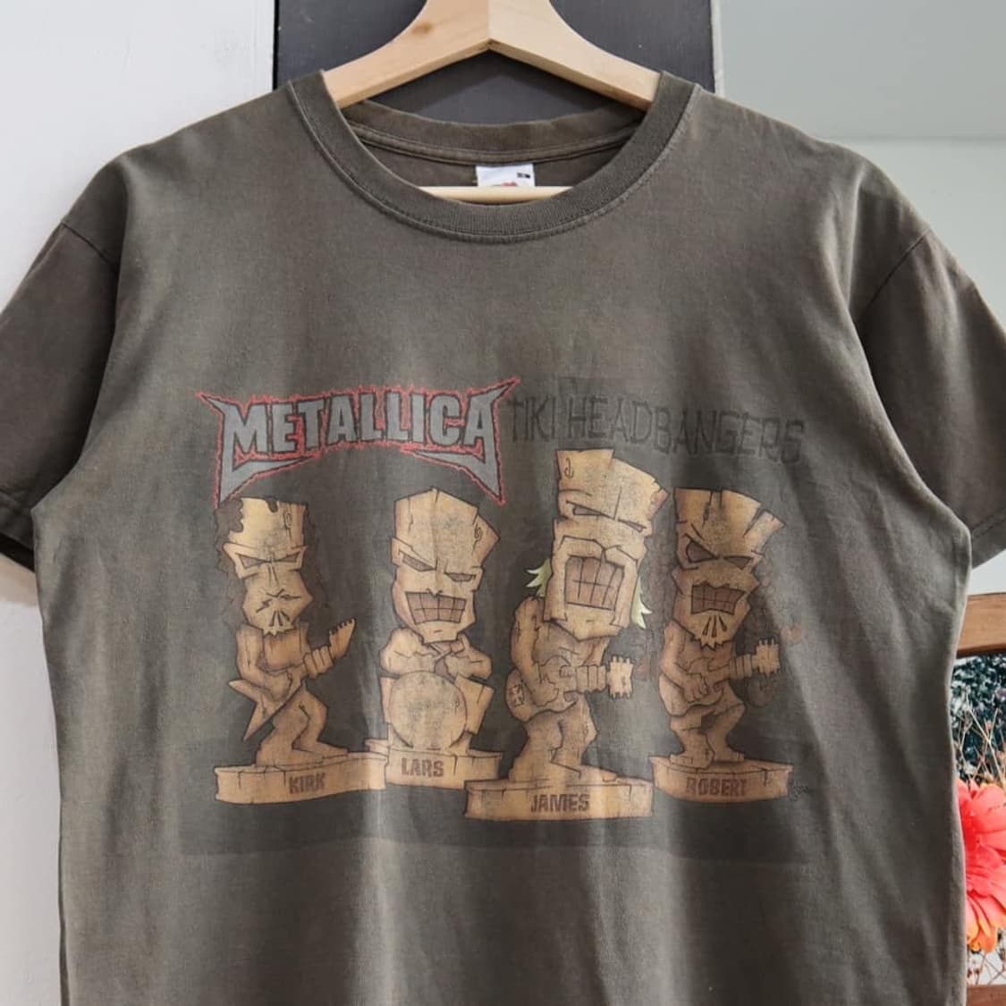 메탈리카 티키 헤드벵거 락 티셔츠 상품이미지2