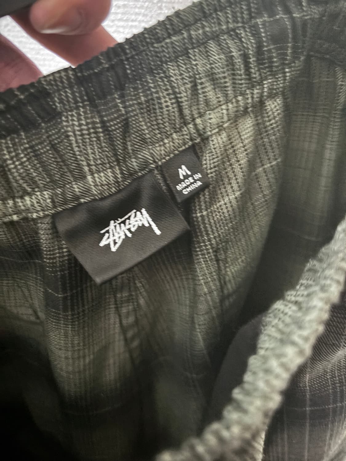 stussy 체크 팬츠 상품이미지4