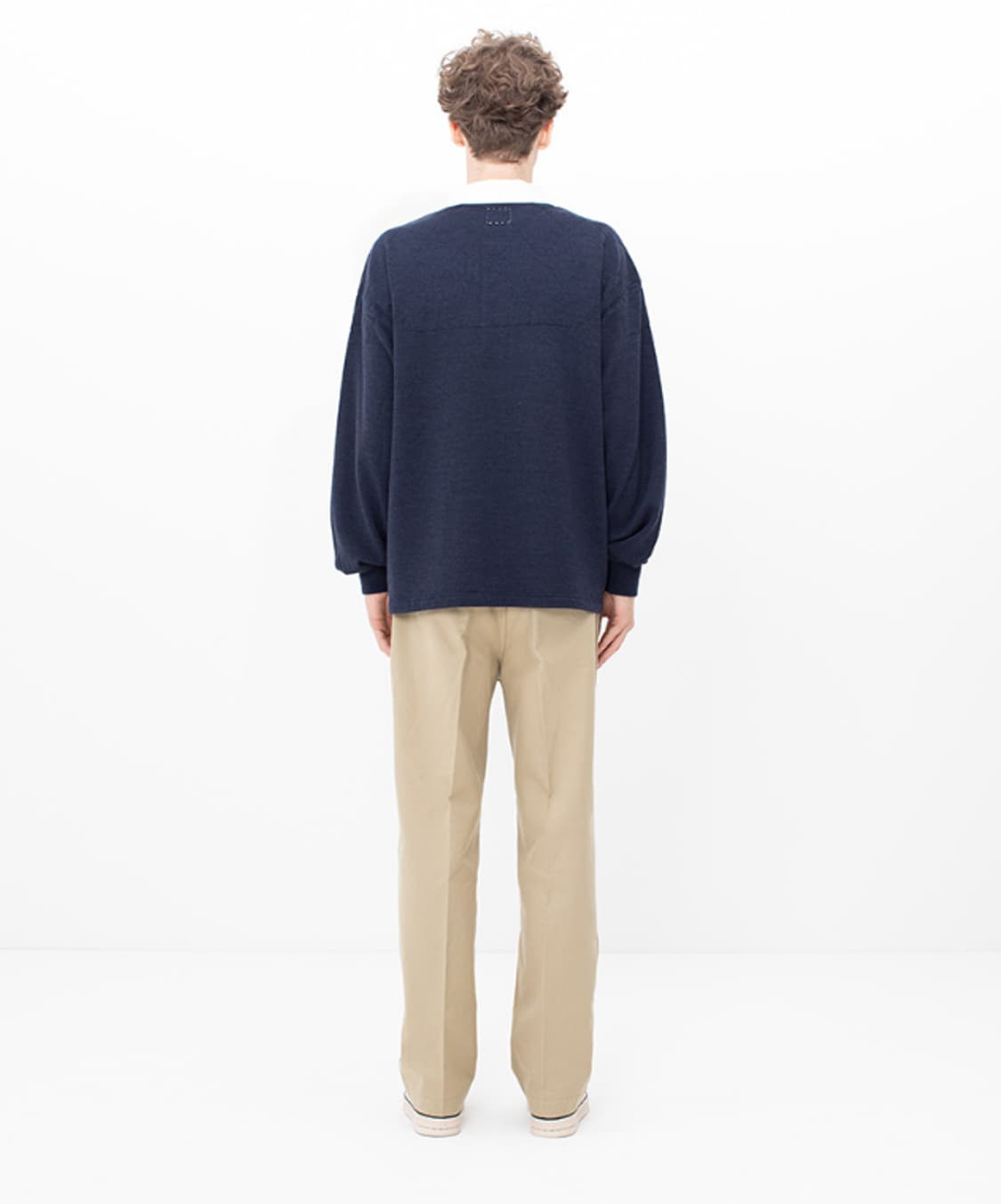 5) visvim 비즈빔 25SS 라캄 울 폴로 롱슬리브  상품이미지8