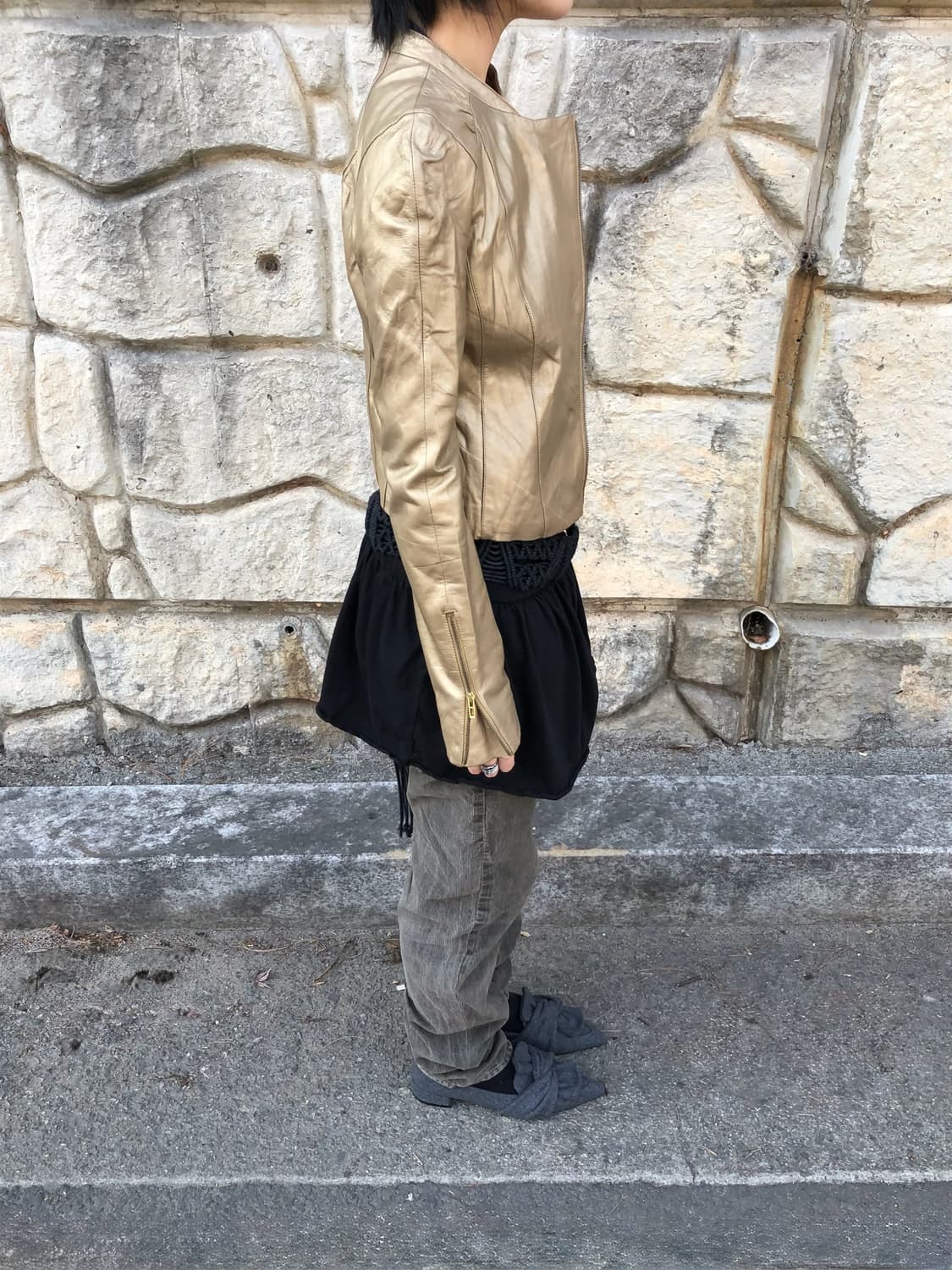 Armani exchange lambskin leather jk  상품이미지2