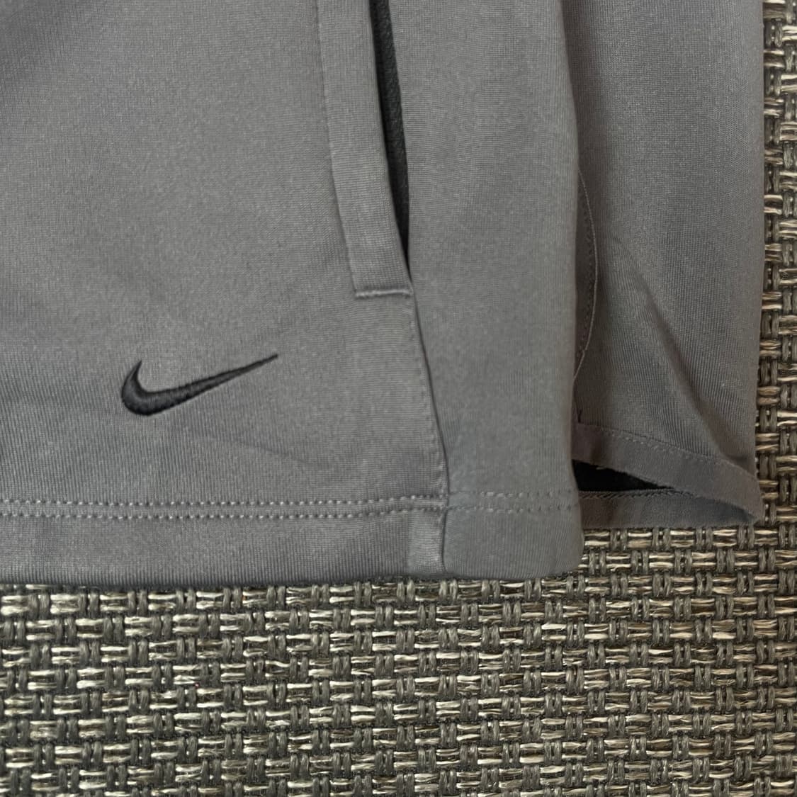 나이키 Bojangles 자수 로고 드라이핏 기모 그레이 집업 XXL 상품이미지4