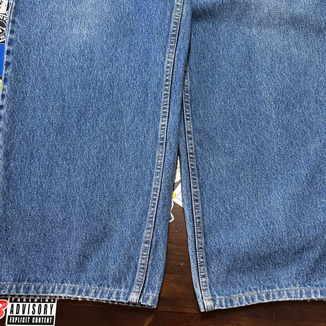 90s Wu wear 우 웨어 우탱클랜 데님 팬츠 36 상품이미지8