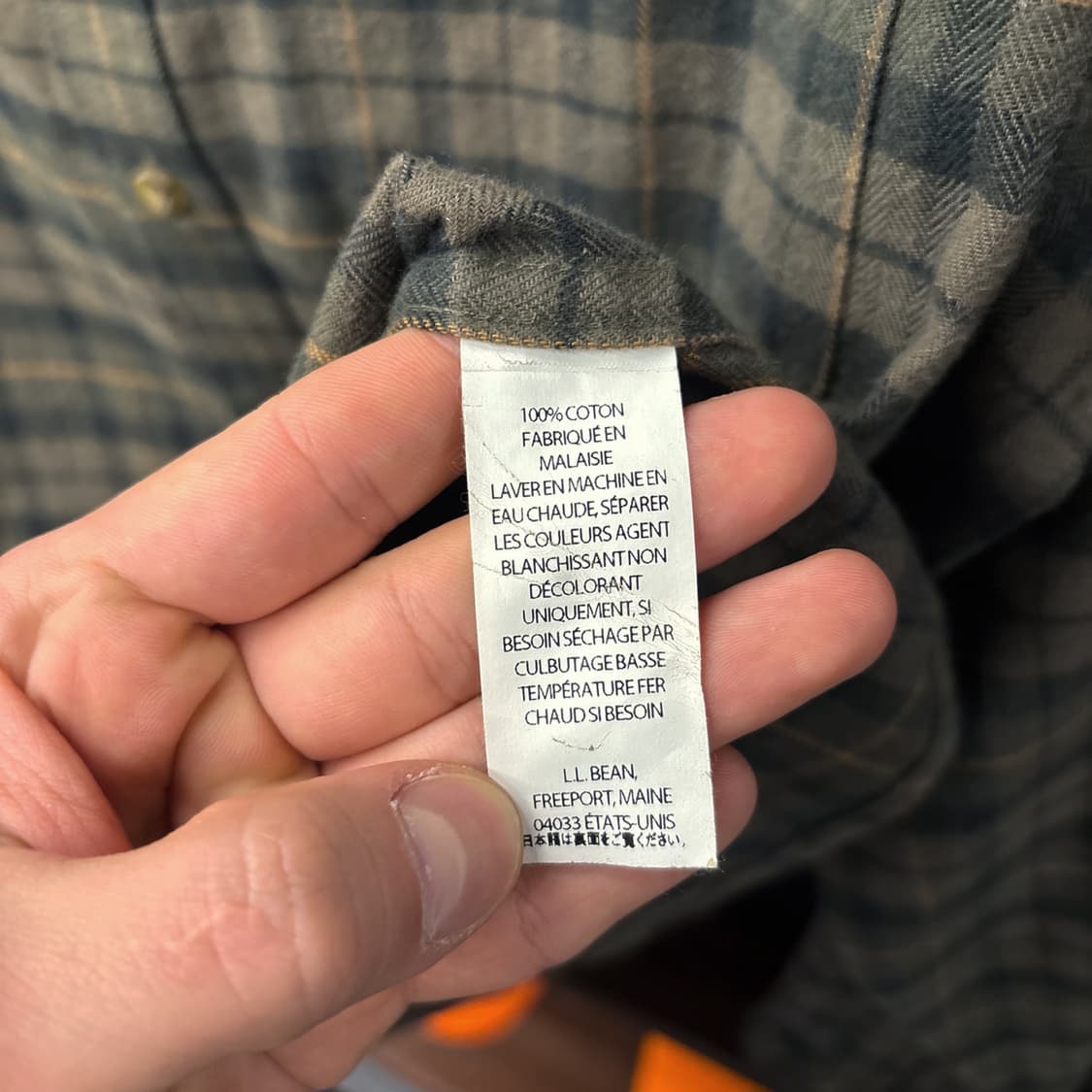 엘엘빈 윈도우 타탄체크 플란넬 버튼다운 워크셔츠 N1081 상품이미지9