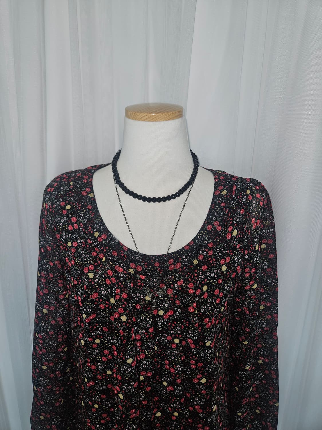 ingni 카시스베리 쉬폰 원피스 상품이미지2