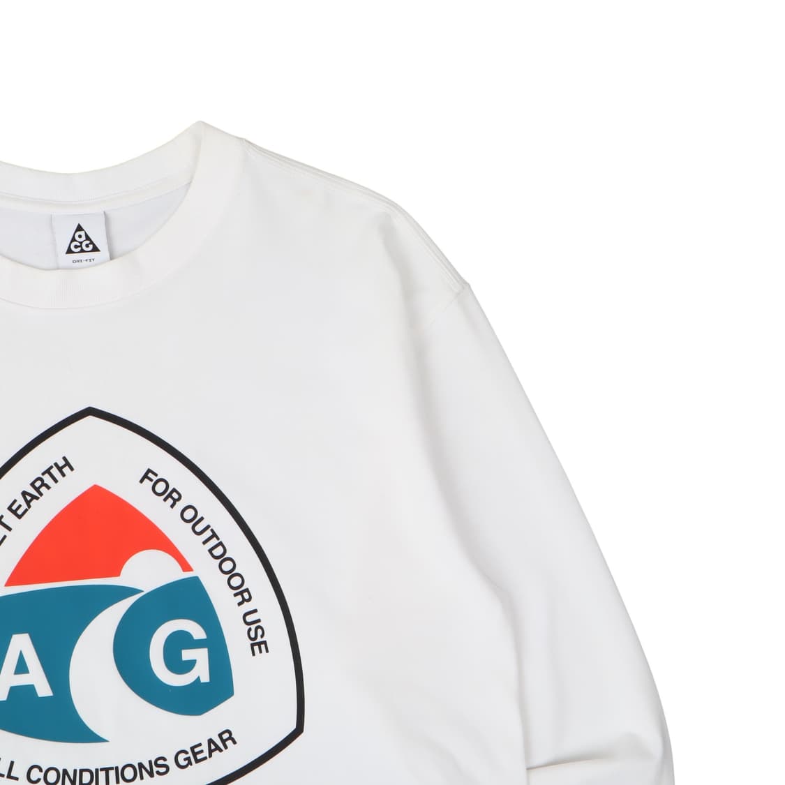 나이키 ACG 엠브로이드 화이트 롱슬리브 상품이미지3