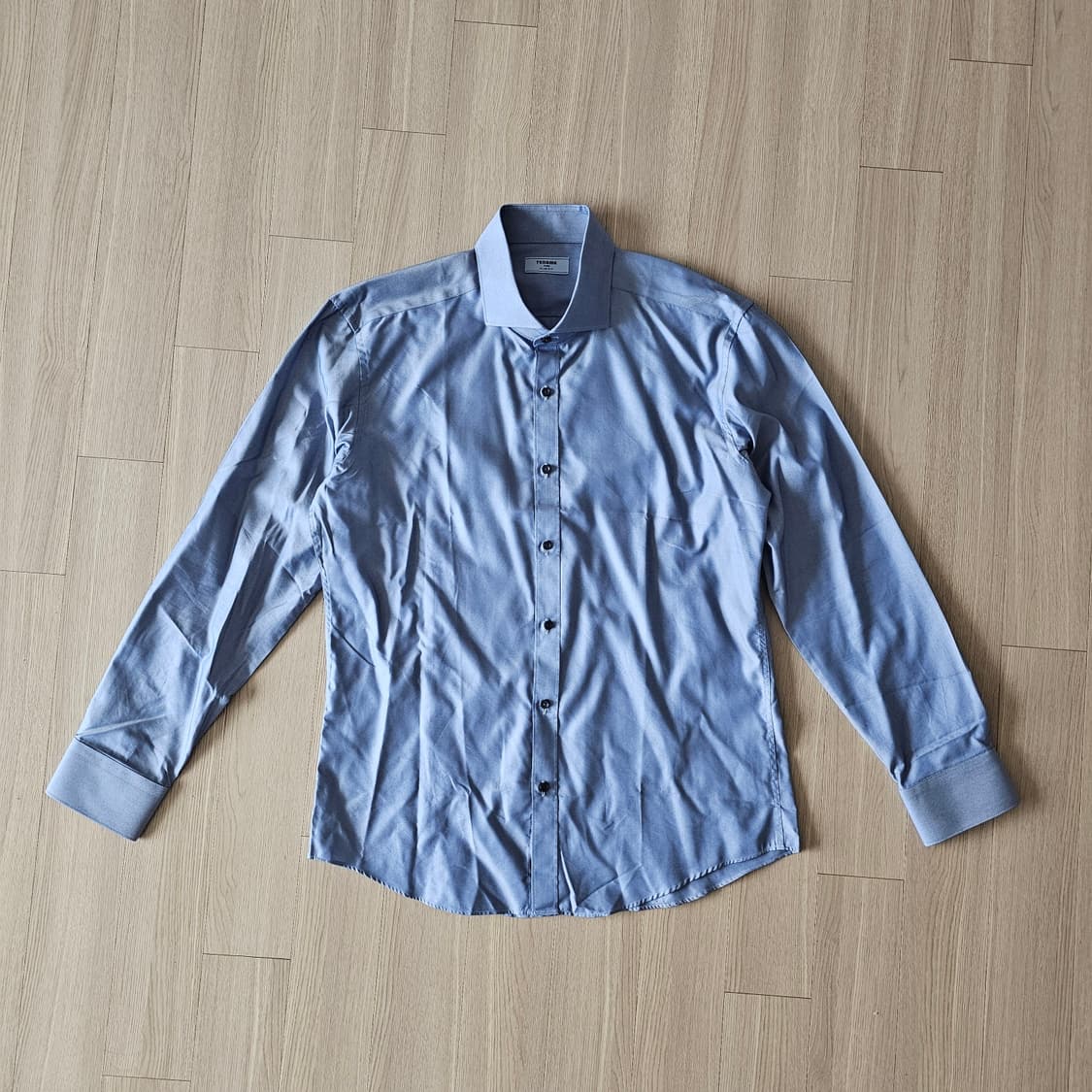 105 L XL 새제품) 레노마 드레스 정장 파티 행사 셔츠 남자 블루 상품이미지1