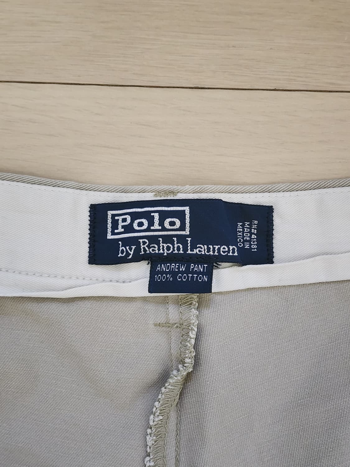 폴로 랄프로렌 더블 플리츠 치노팬츠 36 상품이미지3