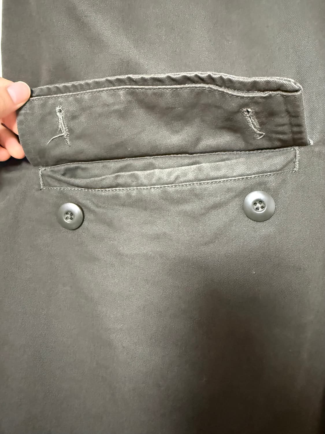 스투시 밀리터리 몰스킨 파카 L 상품이미지5