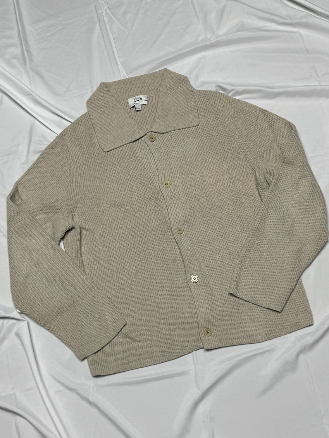 코스 부클레 가디건 베이지 XL 상품이미지1