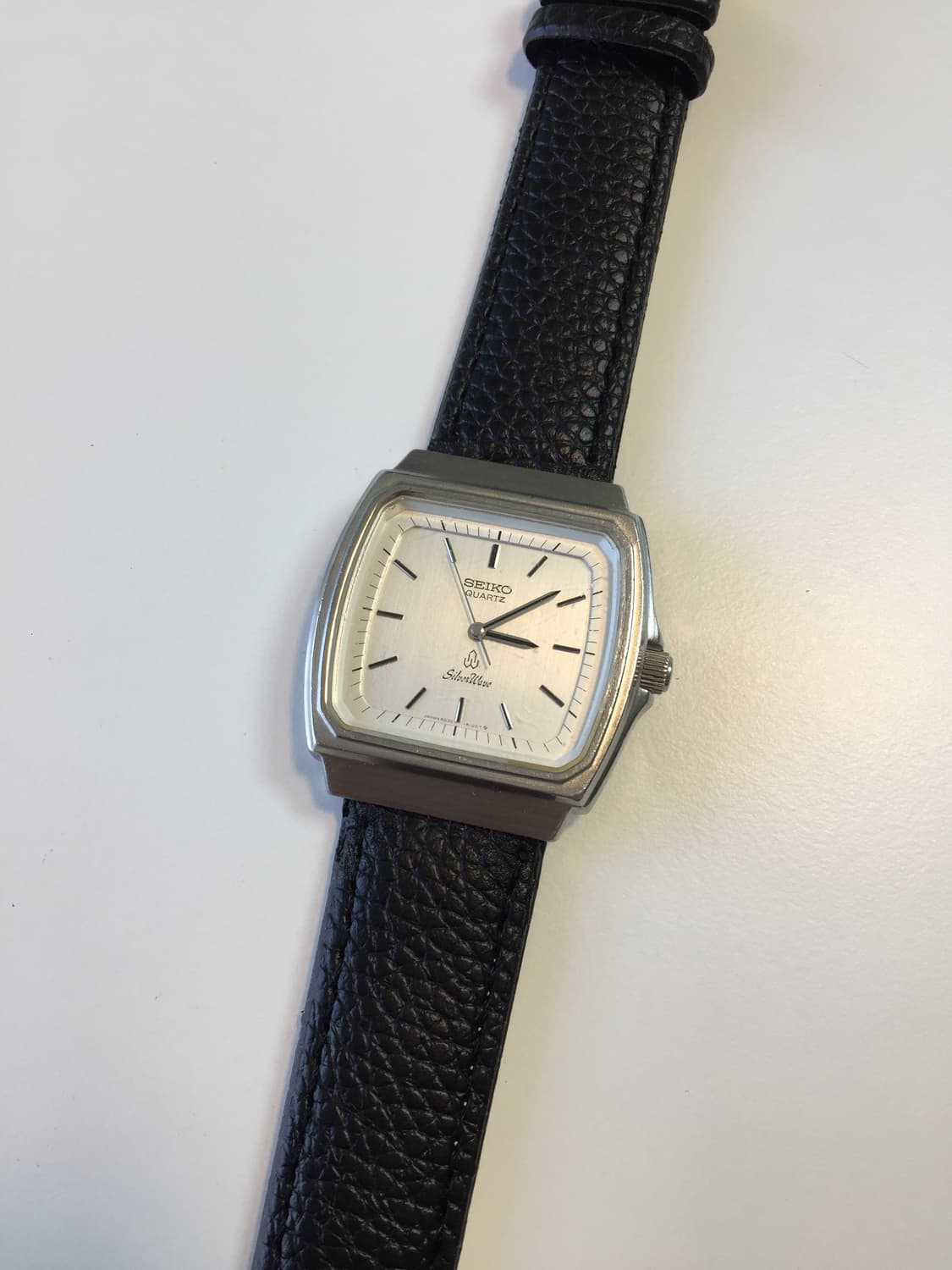 80s seiko silver wave square quartz 상품이미지9