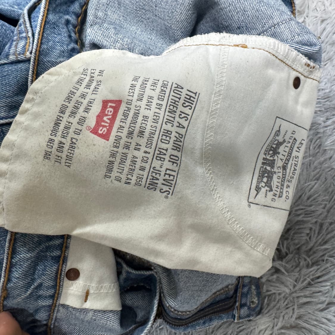 00s 리바이스 504 연청바지 217공장 W34L34 사이즈 상품이미지6