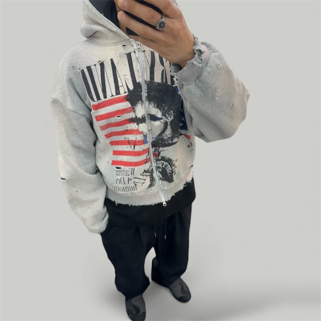 빈티지 후드집업(기모) 상품이미지9