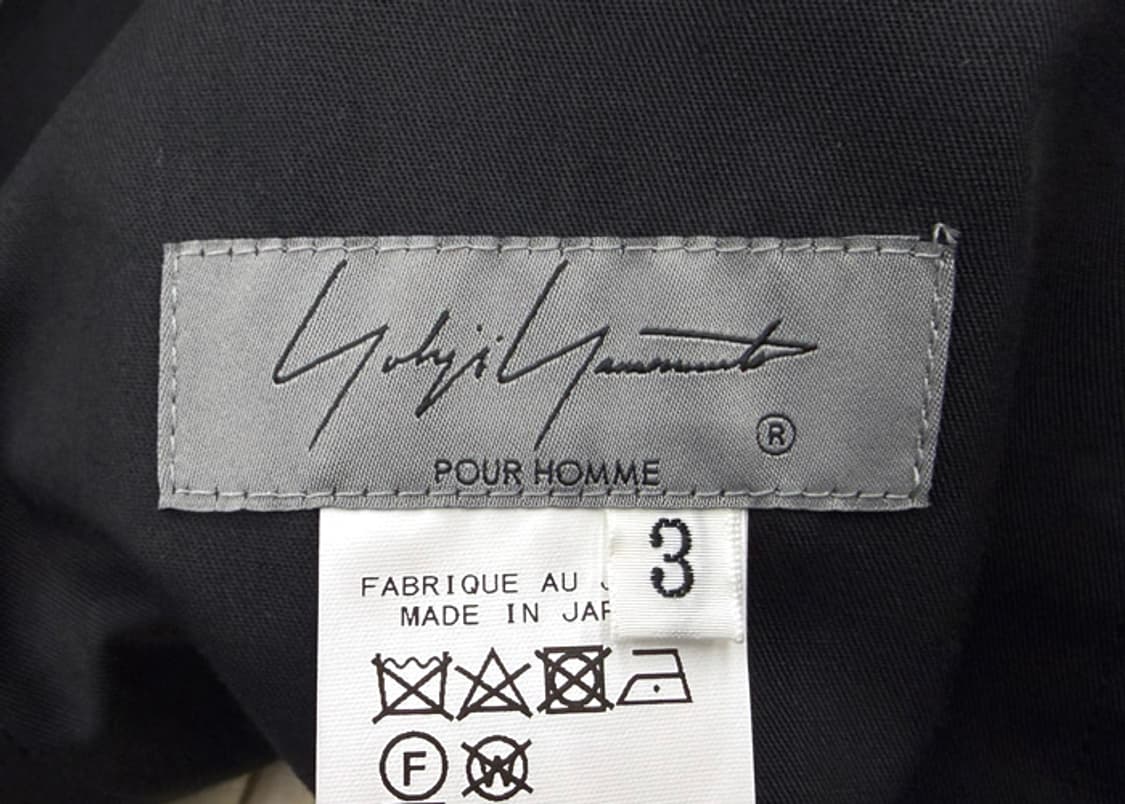 요지야마모토 뿌르옴므 뉴스페이퍼 아사쿠라 유카 드로잉 팬츠 상품이미지9