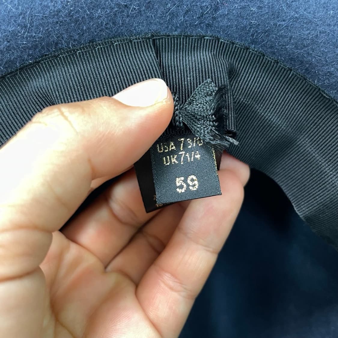 보르살리노 Borsalino 블루그레이 펠트 페도라 59 상품이미지7