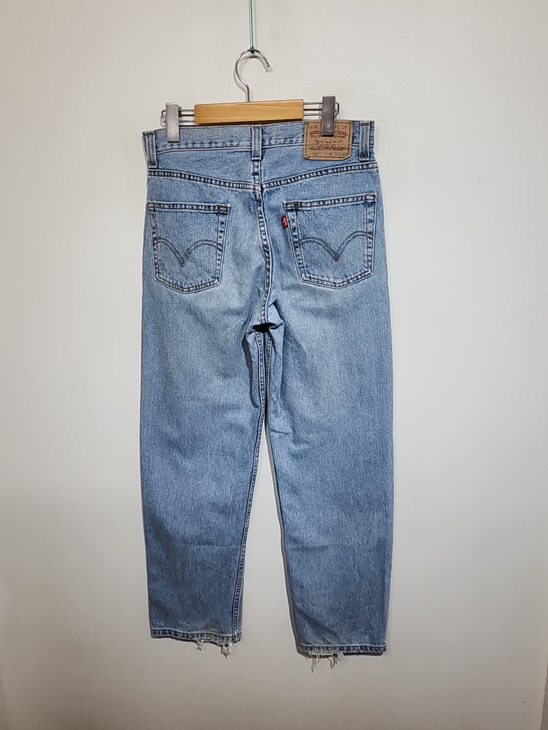 (30) 리바이스 550 청바지 연청 루즈핏 데님팬츠  상품이미지7