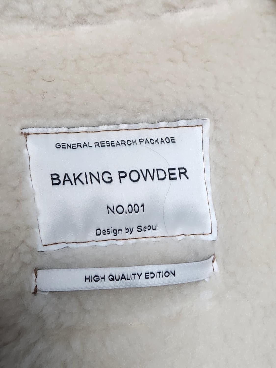 베이킹파우더 도매브랜드 리버시블 양털 하프 무스탕 상품이미지8