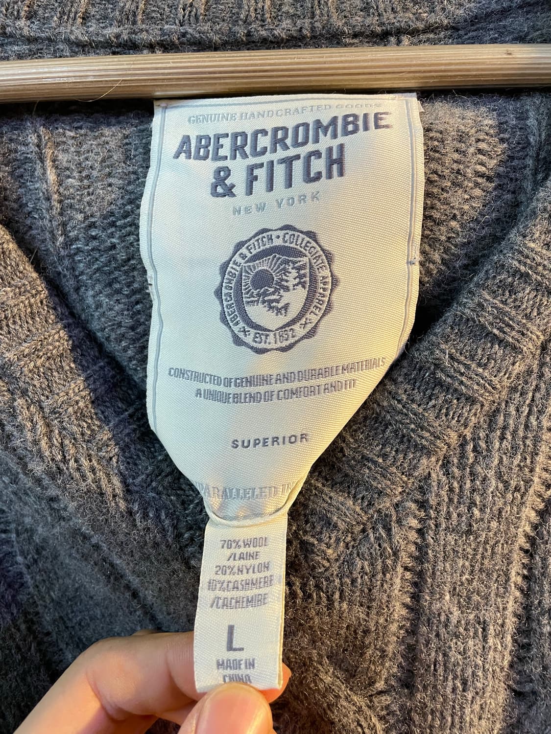 아베크롬비 여성 꽈베기니트 l 상품이미지2