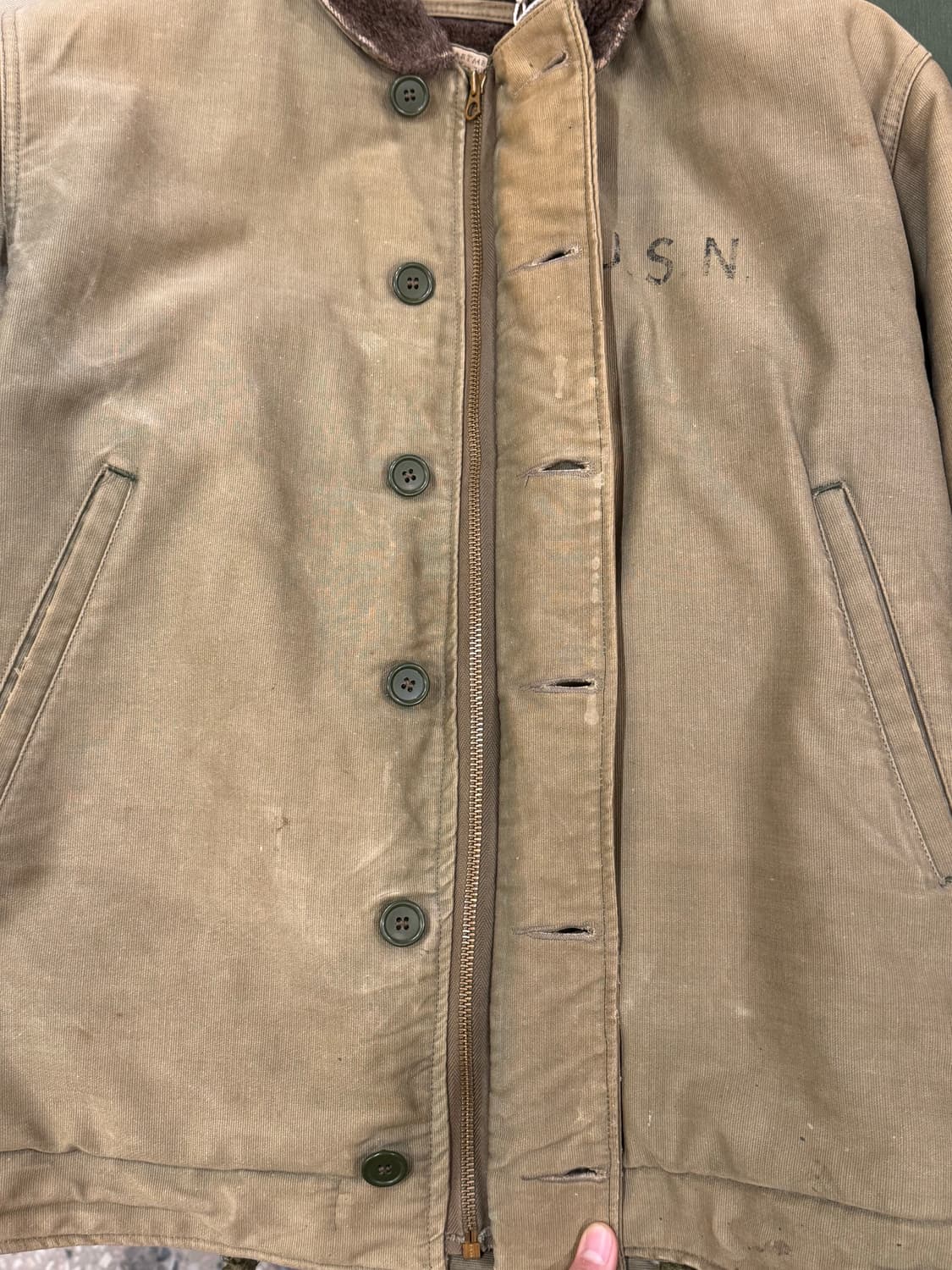 오리지널 USN N-1 Deck Jacket (40) 상품이미지6
