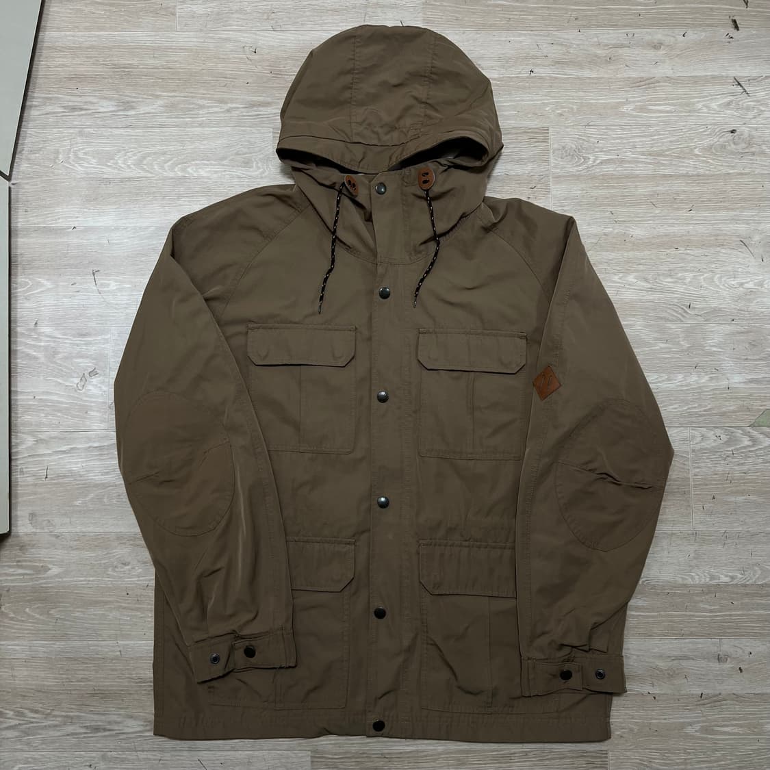 H&M 멀티 포켓 후드 마운틴 야상 파카 자켓 [브라운] XL/105 상품이미지1